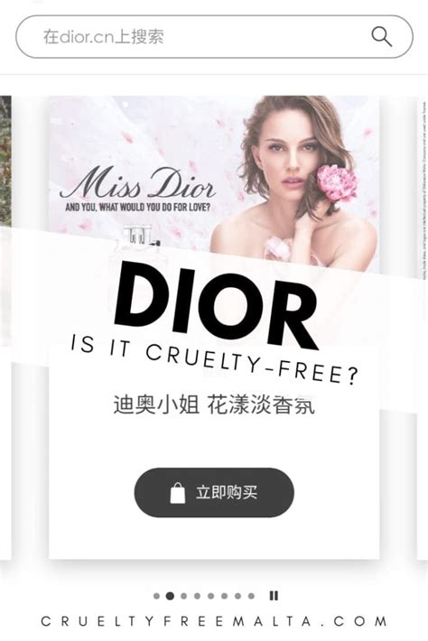 is dior cruelty free 2022